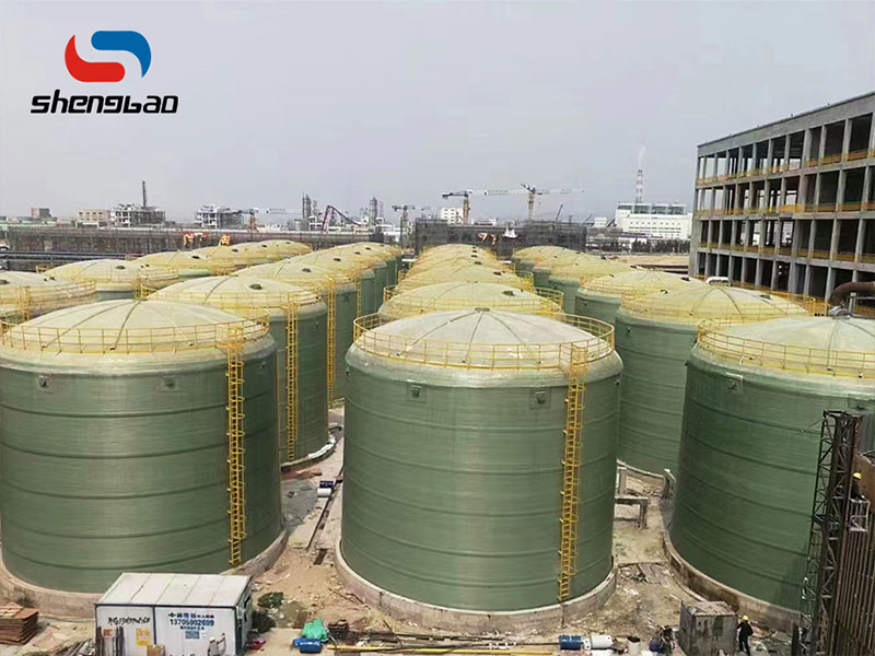 Glass reinforced plastic storage tank series