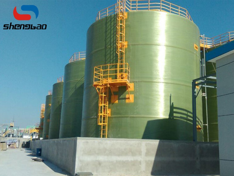 Dongying Huatai chemical FRP storage tank project