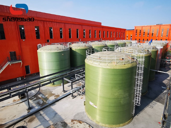 Yifeng Guoxuan Lithium glass steel storage tank project